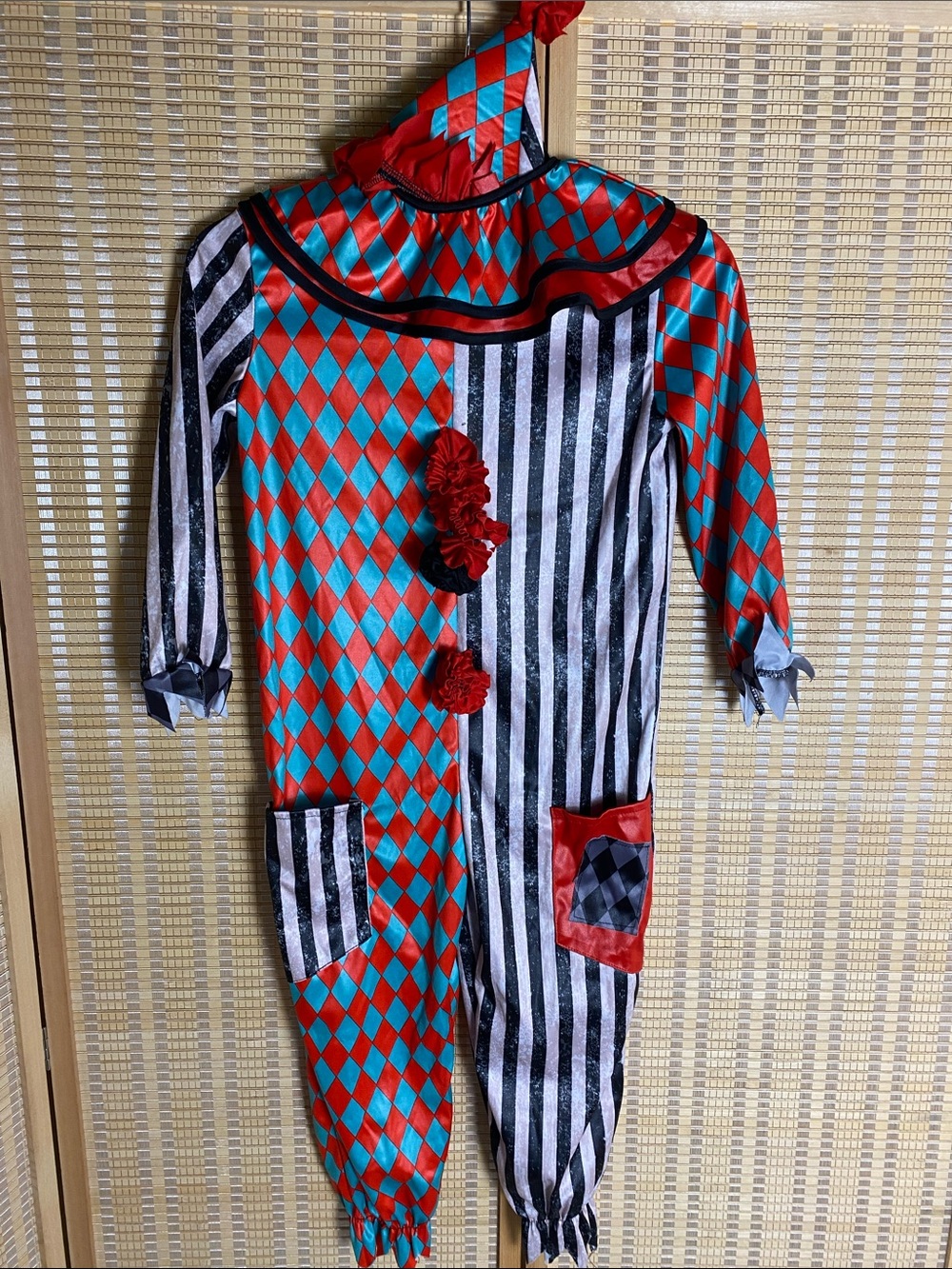 Spirit Halloween Toddler 5T -6T Trickster Clown Costume